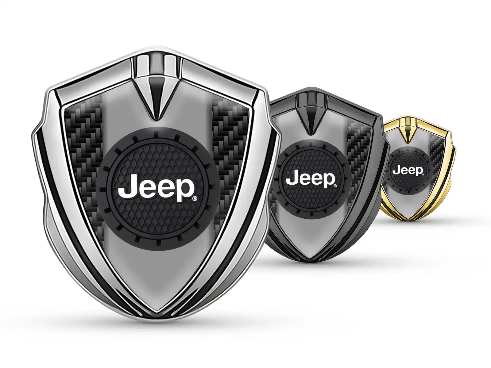Jeep Abzeichen Selbstklebend Pro Stil Legierung Finish
